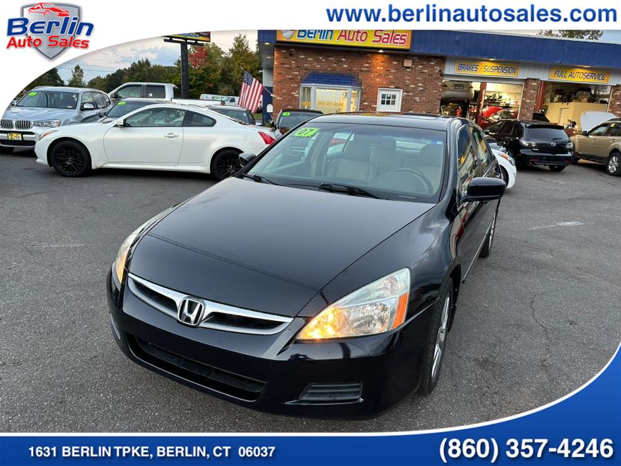 2007 Honda Accord Sdn 4dr V6 AT EX-L w/Navi, available for sale in Berlin, Connecticut | Berlin Auto Sales LLC. Berlin, Connecticut 2007 Honda Accord Sdn 4dr V6 AT EX-L w/Navi, available for sale in Berlin, Connecticut | Berlin Auto Sales LLC. Berlin, Connecticut