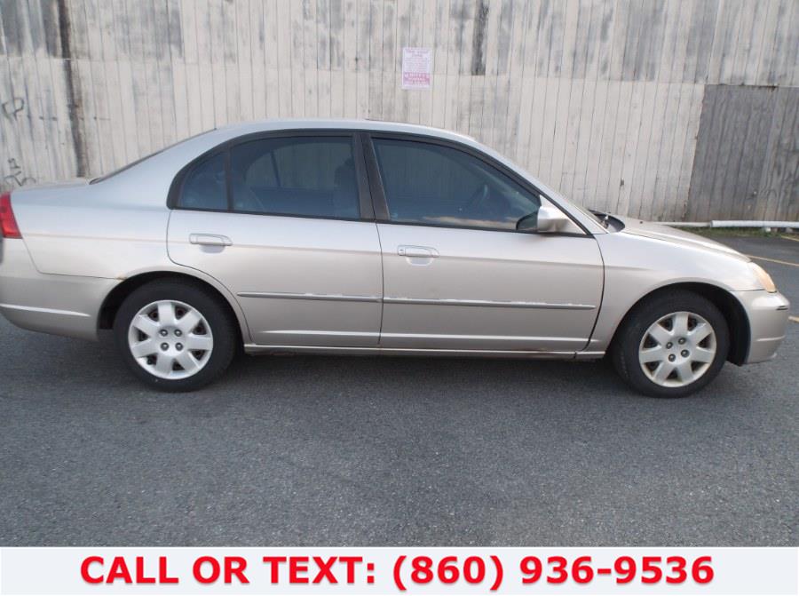 2002 Honda Civic 4dr Sdn EX Auto, available for sale in Hartford, Connecticut | Lee Motors Sales Inc. Hartford, Connecticut 2002 Honda Civic 4dr Sdn EX Auto, available for sale in Hartford, Connecticut | Lee Motors Sales Inc. Hartford, Connecticut