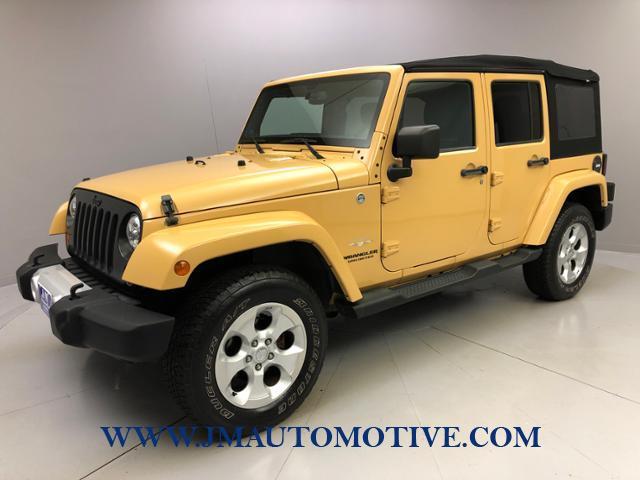 2013 Jeep Wrangler Unlimited 4WD 4dr Sahara, available for sale in Naugatuck, Connecticut | J&M Automotive Sls&Svc LLC. Naugatuck, Connecticut