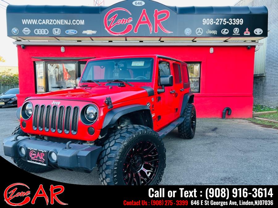 Used Jeep Wrangler Unlimited 4WD 4dr Sahara 2015 | Car Zone. Linden, New Jersey