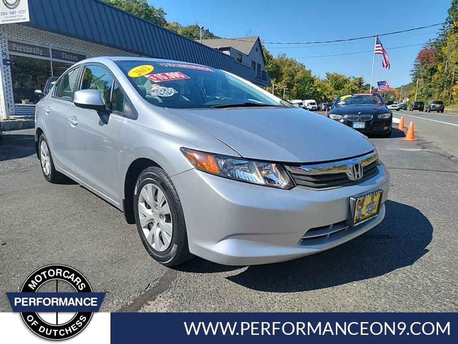 2012 Honda Civic Sdn 4dr Auto LX, available for sale in Wappingers Falls, New York | Performance Motor Cars. Wappingers Falls, New York 2012 Honda Civic Sdn 4dr Auto LX, available for sale in Wappingers Falls, New York | Performance Motor Cars. Wappingers Falls, New York