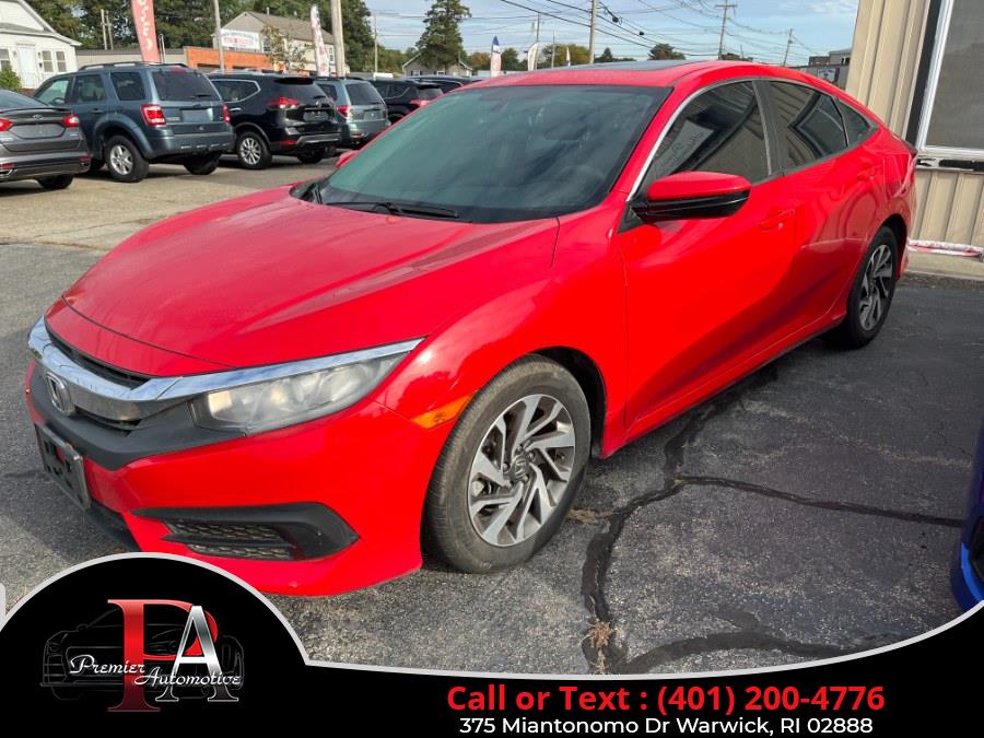 Used Honda Civic Sedan EX CVT 2017 | Premier Automotive Sales. Warwick, Rhode Island