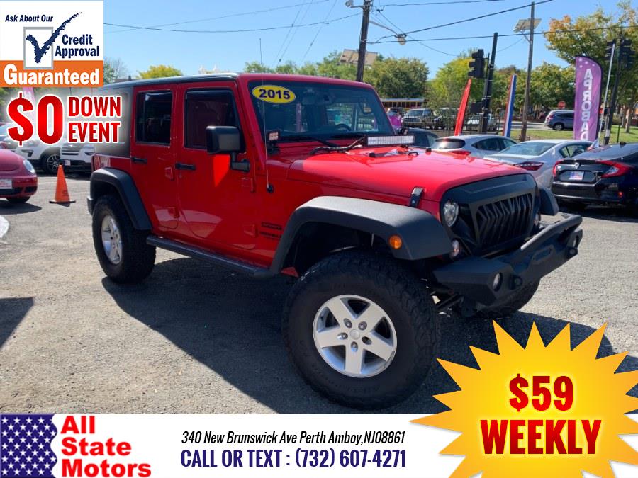 Used Jeep Wrangler Unlimited 4WD 4dr Willys Wheeler 2015 | All State Motor Inc. Perth Amboy, New Jersey Used Jeep Wrangler Unlimited 4WD 4dr Willys Wheeler 2015 | All State Motor Inc. Perth Amboy, New Jersey