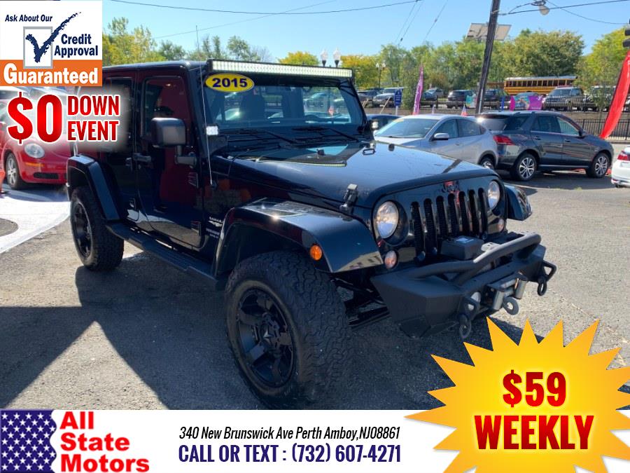 Used Jeep Wrangler Unlimited 4WD 4dr Sahara 2015 | All State Motor Inc. Perth Amboy, New Jersey Used Jeep Wrangler Unlimited 4WD 4dr Sahara 2015 | All State Motor Inc. Perth Amboy, New Jersey