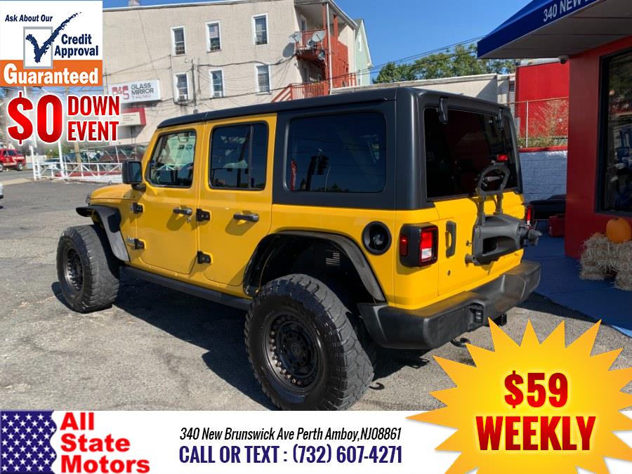2018 Jeep Wrangler Unlimited Sport S 4x4, available for sale in Perth Amboy, New Jersey | All State Motor Inc. Perth Amboy, New Jersey 2018 Jeep Wrangler Unlimited Sport S 4x4, available for sale in Perth Amboy, New Jersey | All State Motor Inc. Perth Amboy, New Jersey