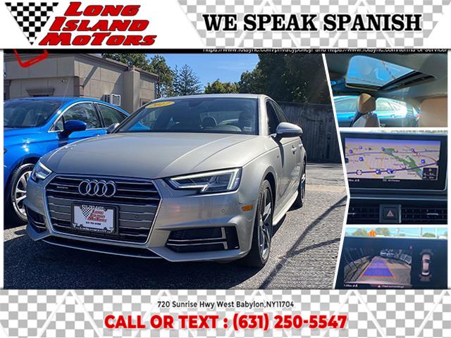 2017 Audi A4 2.0 TFSI Auto Premium Plus quattro AWD, available for sale in West Babylon, New York | Long Island Motors. West Babylon, New York