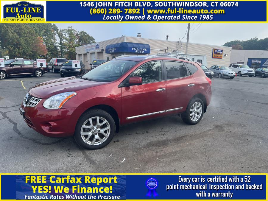 2013 Nissan Rogue AWD 4dr SL, available for sale in South Windsor , Connecticut | Ful-line Auto LLC. South Windsor , Connecticut