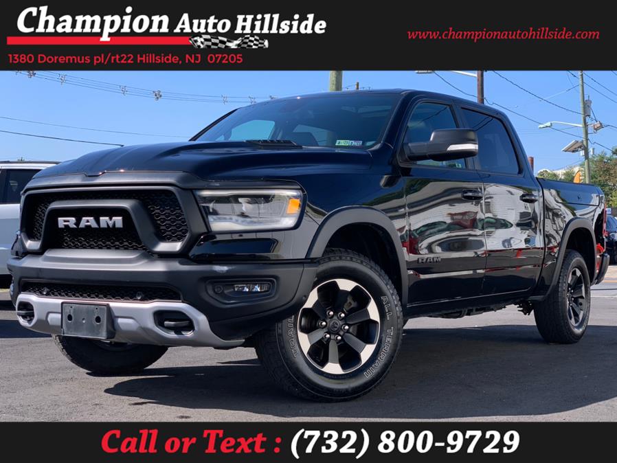 Used Ram 1500 Rebel 4x4 Crew Cab 5''7" Box 2019 | Champion Auto Hillside. Hillside, New Jersey Used Ram 1500 Rebel 4x4 Crew Cab 5''7" Box 2019 | Champion Auto Hillside. Hillside, New Jersey