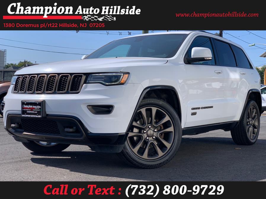 Used Jeep Grand Cherokee 4WD 4dr Limited 75th Anniversary 2016 | Champion Auto Hillside. Hillside, New Jersey