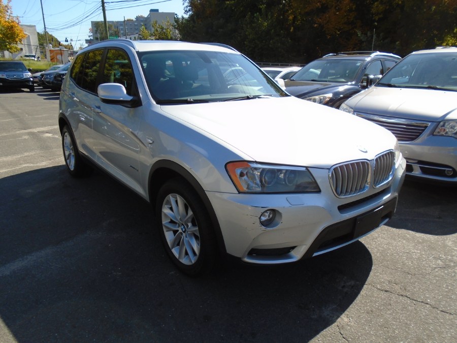 2014 BMW X3 AWD 4dr xDrive28i, available for sale in Waterbury, Connecticut | Jim Juliani Motors. Waterbury, Connecticut