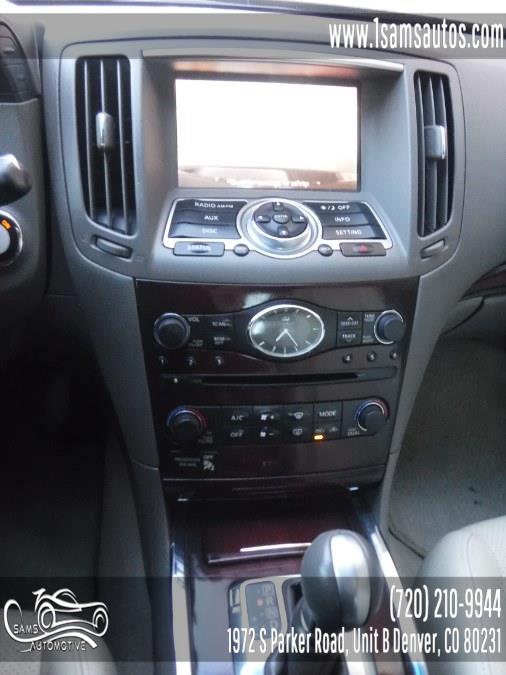 2012 INFINITI G37 Sedan 4dr Journey RWD, available for sale in Denver, Colorado | Sam's Automotive. Denver, Colorado 2012 INFINITI G37 Sedan 4dr Journey RWD, available for sale in Denver, Colorado | Sam's Automotive. Denver, Colorado