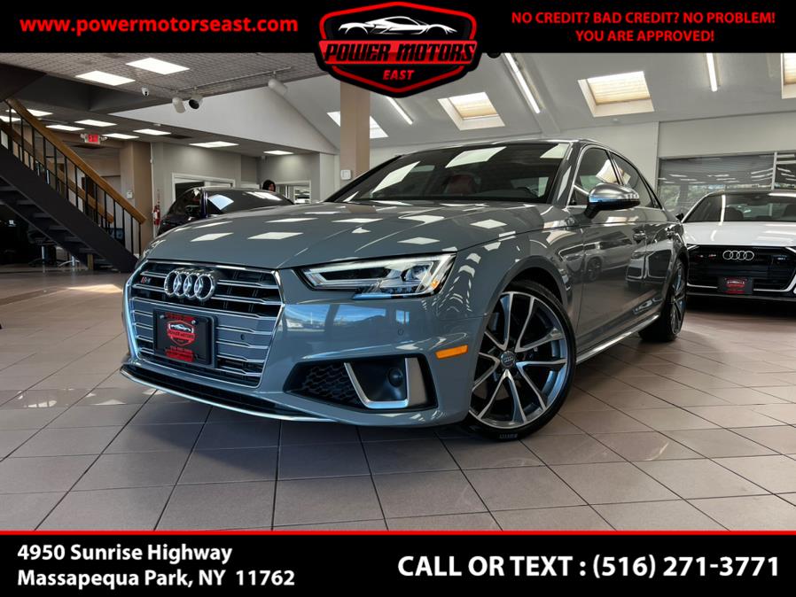 2019 Audi S4 Premium Plus 3.0 TFSI quattro, available for sale in Massapequa Park, New York | Power Motors East. Massapequa Park, New York 2019 Audi S4 Premium Plus 3.0 TFSI quattro, available for sale in Massapequa Park, New York | Power Motors East. Massapequa Park, New York