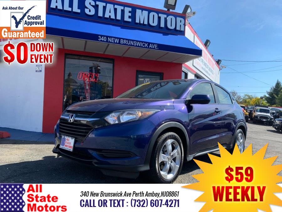 2016 Honda HR-V 2WD 4dr CVT LX, available for sale in Perth Amboy, New Jersey | All State Motor Inc. Perth Amboy, New Jersey 2016 Honda HR-V 2WD 4dr CVT LX, available for sale in Perth Amboy, New Jersey | All State Motor Inc. Perth Amboy, New Jersey