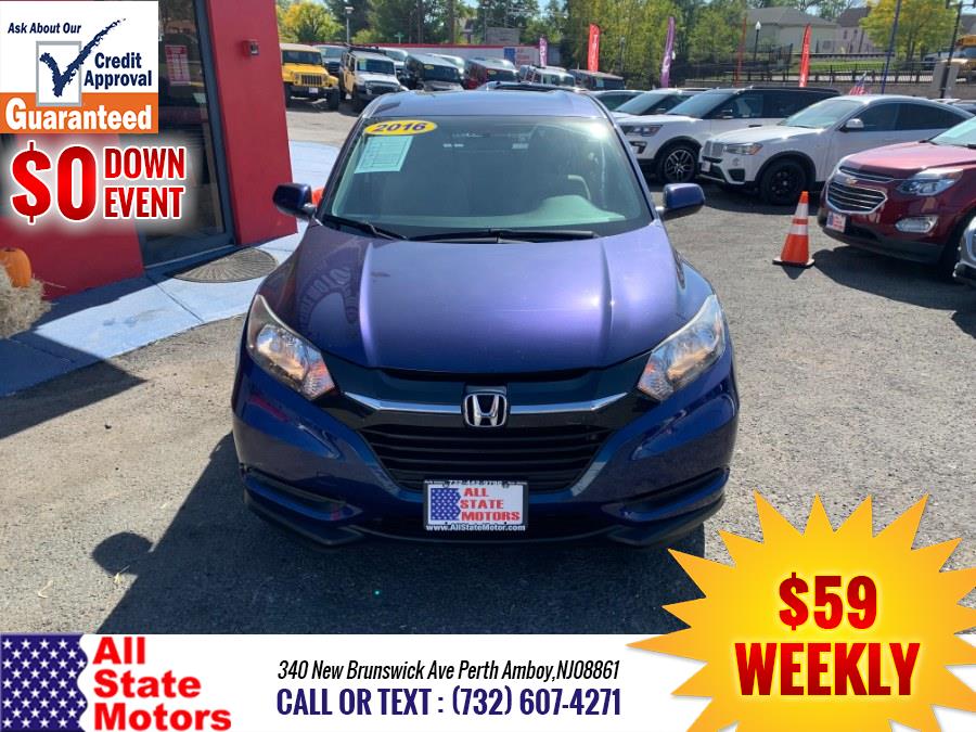 2016 Honda HR-V 2WD 4dr CVT LX, available for sale in Perth Amboy, New Jersey | All State Motor Inc. Perth Amboy, New Jersey 2016 Honda HR-V 2WD 4dr CVT LX, available for sale in Perth Amboy, New Jersey | All State Motor Inc. Perth Amboy, New Jersey