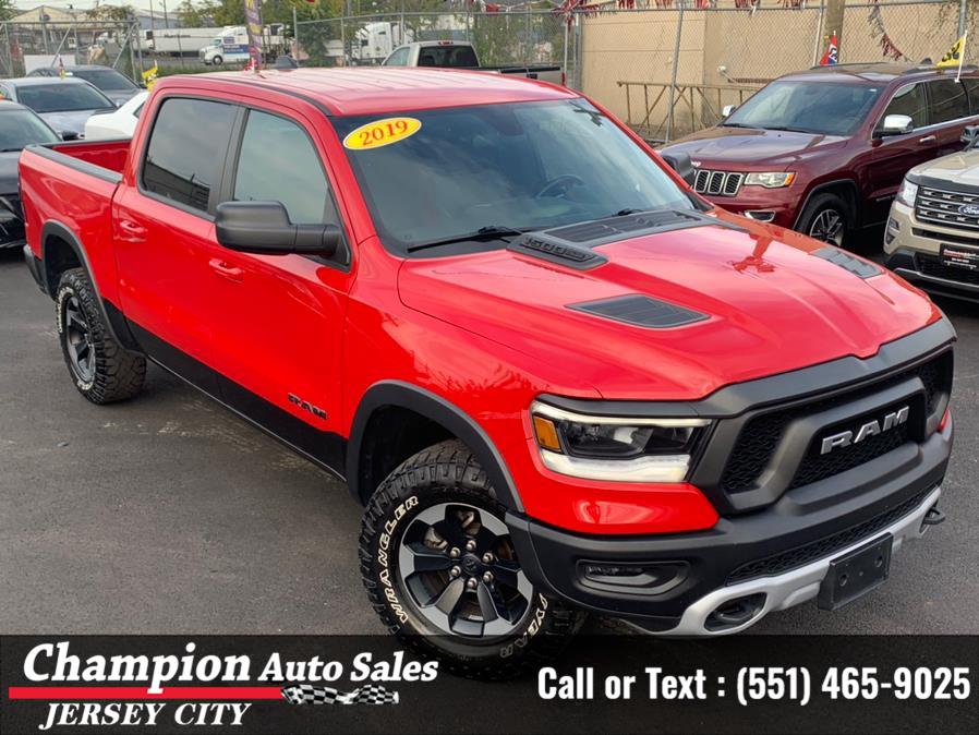 2019 Ram 1500 Rebel 4x4 Crew Cab 5''7" Box, available for sale in Jersey City, New Jersey | Champion Auto Sales of JC. Jersey City, New Jersey 2019 Ram 1500 Rebel 4x4 Crew Cab 5''7" Box, available for sale in Jersey City, New Jersey | Champion Auto Sales of JC. Jersey City, New Jersey