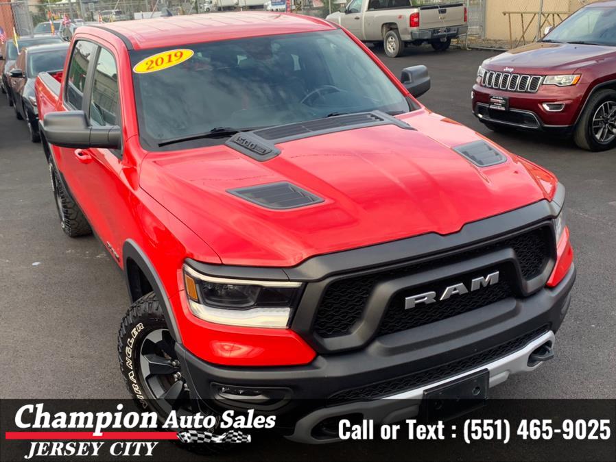 2019 Ram 1500 Rebel 4x4 Crew Cab 5''7" Box, available for sale in Jersey City, New Jersey | Champion Auto Sales of JC. Jersey City, New Jersey 2019 Ram 1500 Rebel 4x4 Crew Cab 5''7" Box, available for sale in Jersey City, New Jersey | Champion Auto Sales of JC. Jersey City, New Jersey