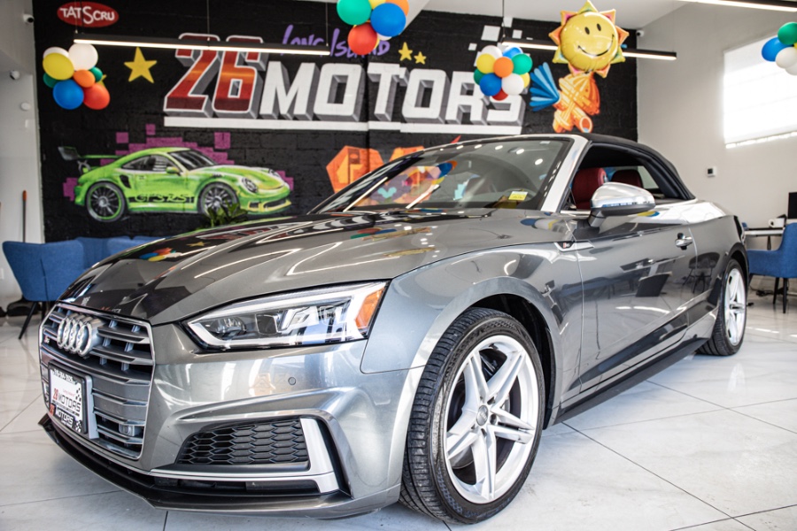 2018 Audi S5 Cabriolet 3.0 TFSI Premium Plus, available for sale in ELMONT, New York | 26 Motors Long Island. ELMONT, New York 2018 Audi S5 Cabriolet 3.0 TFSI Premium Plus, available for sale in ELMONT, New York | 26 Motors Long Island. ELMONT, New York