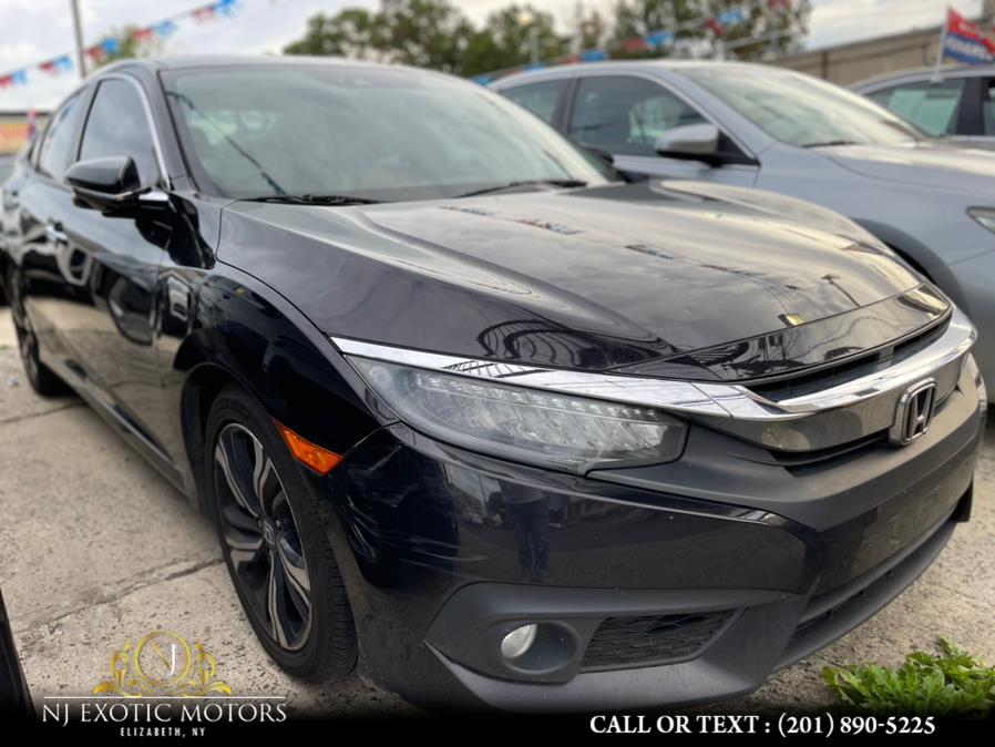 2016 Honda Civic Sedan 4dr CVT Touring, available for sale in Elizabeth, New Jersey | NJ Exotic Motors. Elizabeth, New Jersey