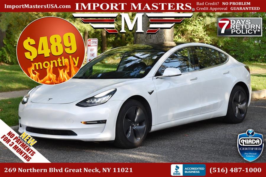 2019 Tesla Model 3 Long Range AWD 4dr Fastback, available for sale in Great Neck, New York | Camy Cars. Great Neck, New York