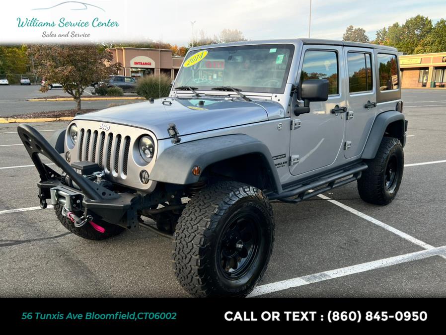 2014 Jeep Wrangler Unlimited 4WD 4dr Sport, available for sale in Bloomfield, Connecticut | Williams Service Center. Bloomfield, Connecticut
