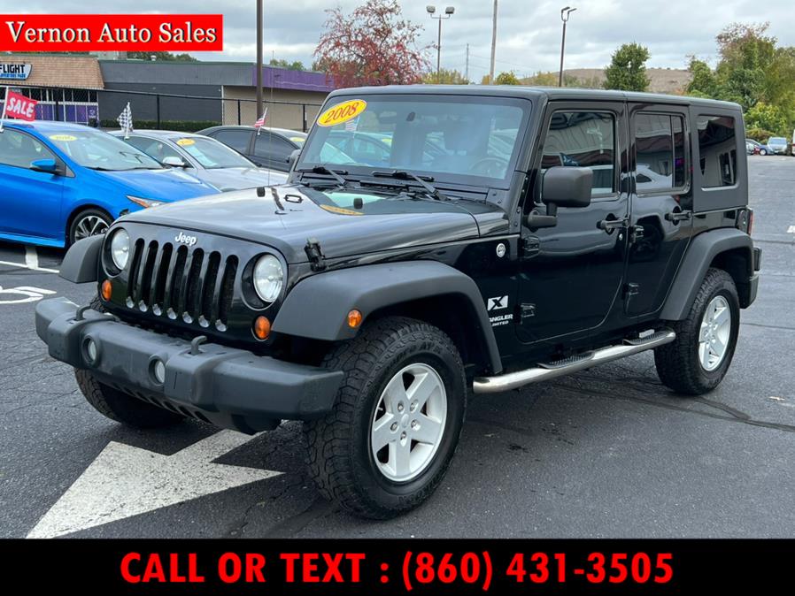 Used Jeep Wrangler 4WD 4dr Unlimited X 2008 | Vernon Auto Sale & Service. Manchester, Connecticut