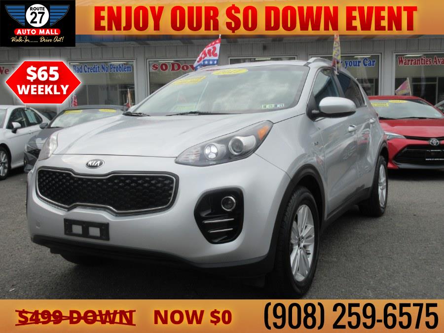 2017 Kia Sportage LX AWD, available for sale in Linden, New Jersey | Route 27 Auto Mall. Linden, New Jersey