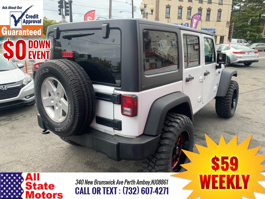2016 Jeep Wrangler Unlimited 4WD 4dr Sport, available for sale in Perth Amboy, New Jersey | All State Motor Inc. Perth Amboy, New Jersey 2016 Jeep Wrangler Unlimited 4WD 4dr Sport, available for sale in Perth Amboy, New Jersey | All State Motor Inc. Perth Amboy, New Jersey