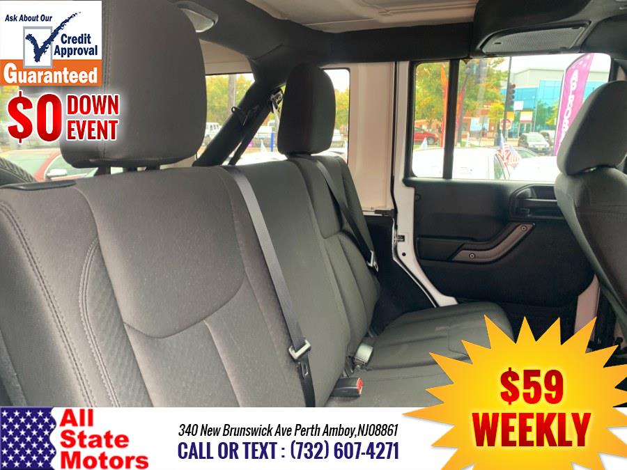 2016 Jeep Wrangler Unlimited 4WD 4dr Sport, available for sale in Perth Amboy, New Jersey | All State Motor Inc. Perth Amboy, New Jersey 2016 Jeep Wrangler Unlimited 4WD 4dr Sport, available for sale in Perth Amboy, New Jersey | All State Motor Inc. Perth Amboy, New Jersey