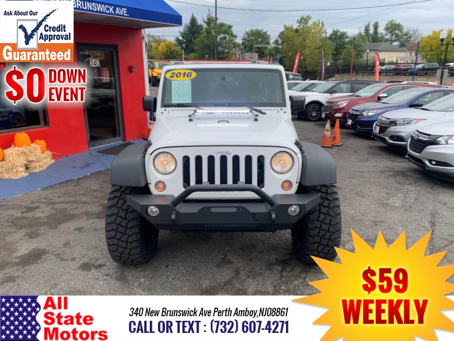 2016 Jeep Wrangler Unlimited 4WD 4dr Sport, available for sale in Perth Amboy, New Jersey | All State Motor Inc. Perth Amboy, New Jersey 2016 Jeep Wrangler Unlimited 4WD 4dr Sport, available for sale in Perth Amboy, New Jersey | All State Motor Inc. Perth Amboy, New Jersey