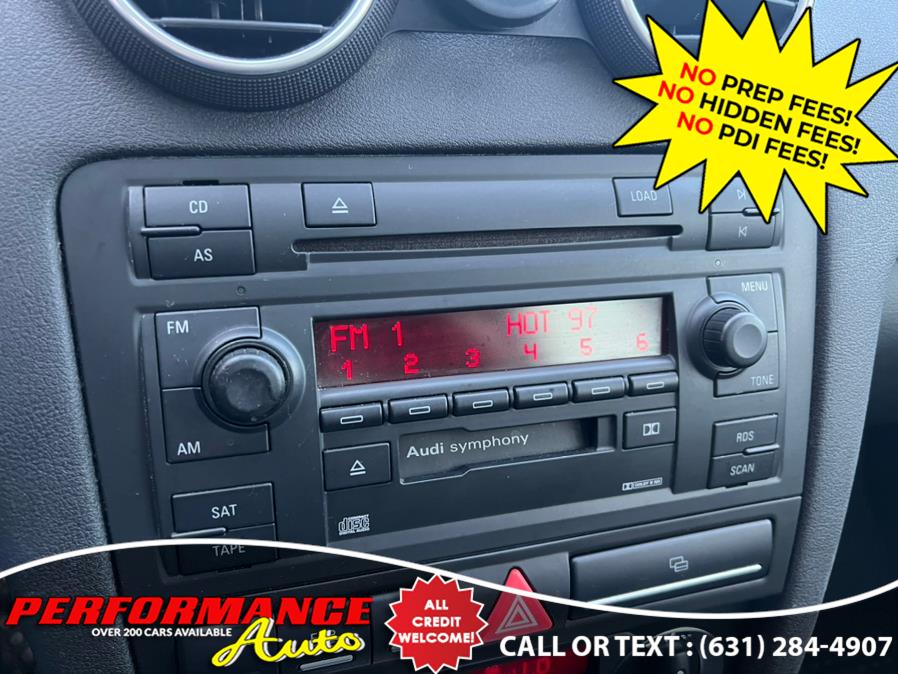 2006 Audi A3 4dr HB 2.0T Manual w/Premium Pkg, available for sale in Bohemia, New York | Performance Auto Inc. Bohemia, New York 2006 Audi A3 4dr HB 2.0T Manual w/Premium Pkg, available for sale in Bohemia, New York | Performance Auto Inc. Bohemia, New York