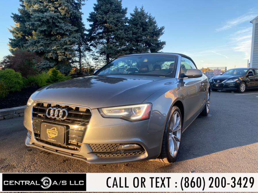 2013 Audi A5 2dr Cabriolet Auto quattro 2.0T Premium Plus, available for sale in East Windsor, Connecticut | Central A/S LLC. East Windsor, Connecticut 2013 Audi A5 2dr Cabriolet Auto quattro 2.0T Premium Plus, available for sale in East Windsor, Connecticut | Central A/S LLC. East Windsor, Connecticut