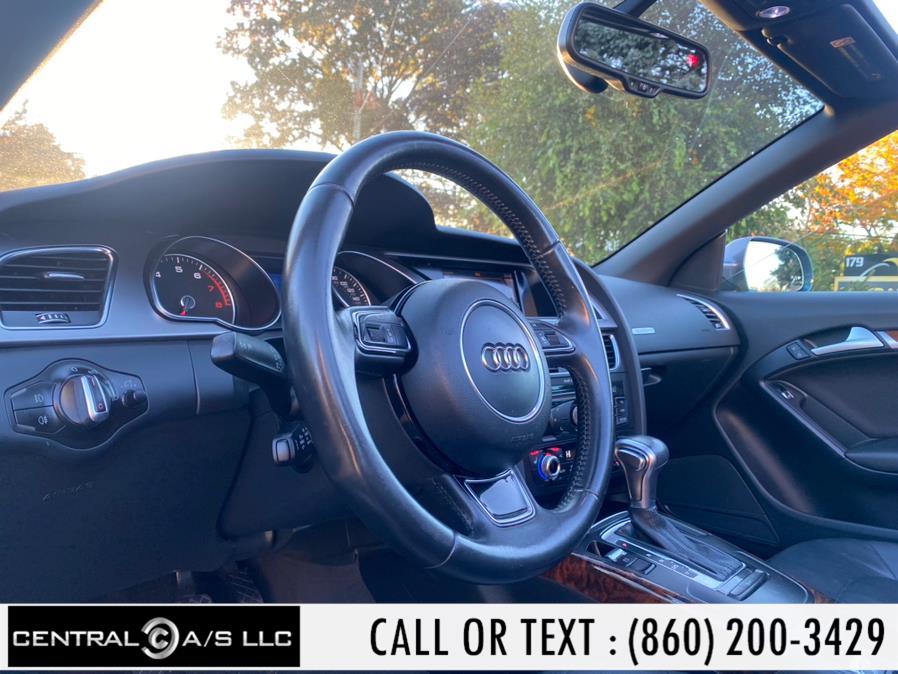 2013 Audi A5 2dr Cabriolet Auto quattro 2.0T Premium Plus, available for sale in East Windsor, Connecticut | Central A/S LLC. East Windsor, Connecticut 2013 Audi A5 2dr Cabriolet Auto quattro 2.0T Premium Plus, available for sale in East Windsor, Connecticut | Central A/S LLC. East Windsor, Connecticut