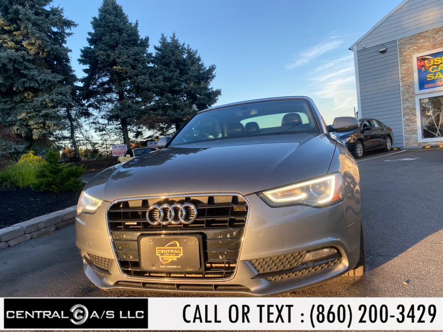 2013 Audi A5 2dr Cabriolet Auto quattro 2.0T Premium Plus, available for sale in East Windsor, Connecticut | Central A/S LLC. East Windsor, Connecticut 2013 Audi A5 2dr Cabriolet Auto quattro 2.0T Premium Plus, available for sale in East Windsor, Connecticut | Central A/S LLC. East Windsor, Connecticut