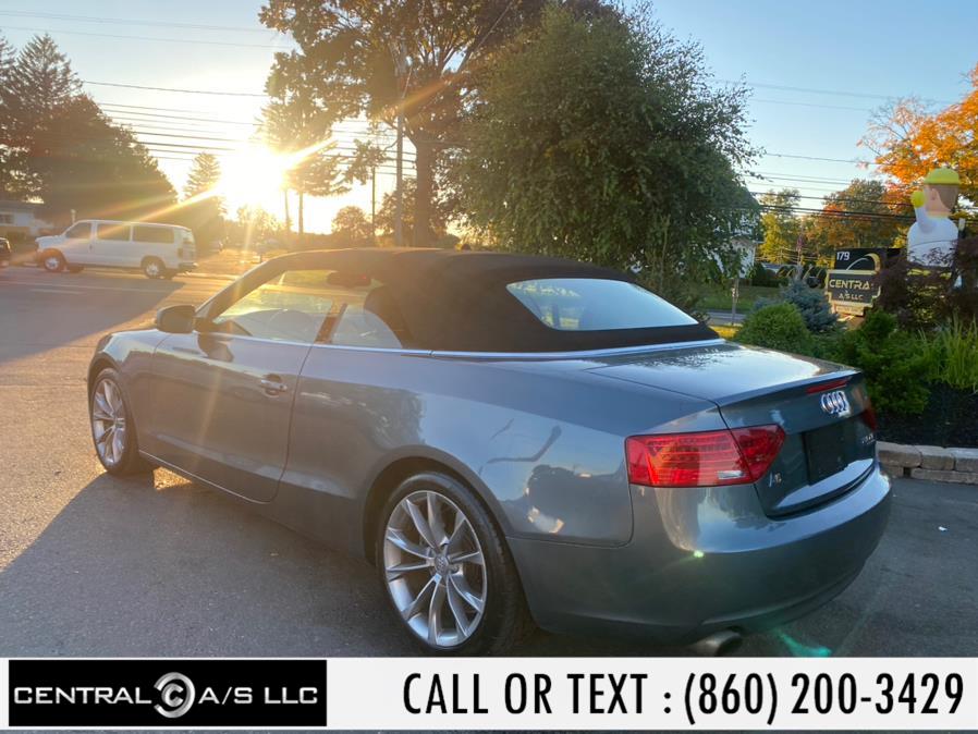2013 Audi A5 2dr Cabriolet Auto quattro 2.0T Premium Plus, available for sale in East Windsor, Connecticut | Central A/S LLC. East Windsor, Connecticut 2013 Audi A5 2dr Cabriolet Auto quattro 2.0T Premium Plus, available for sale in East Windsor, Connecticut | Central A/S LLC. East Windsor, Connecticut