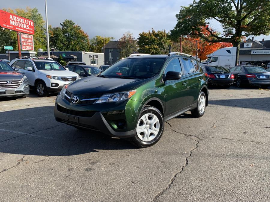 Used Toyota RAV4 AWD 4dr LE (Natl) 2013 | Absolute Motors Inc. Springfield, Massachusetts Used Toyota RAV4 AWD 4dr LE (Natl) 2013 | Absolute Motors Inc. Springfield, Massachusetts