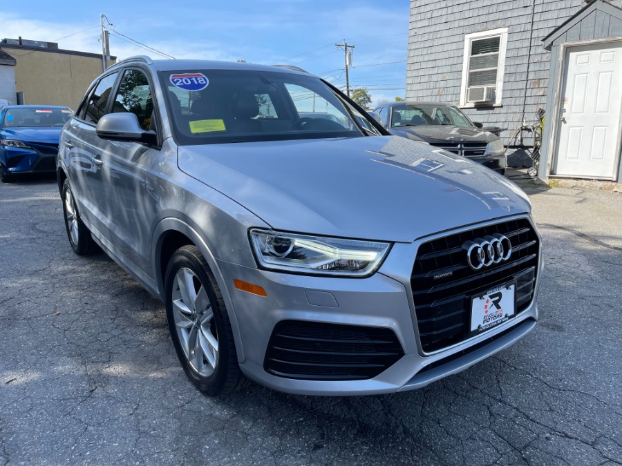2018 Audi Q3 2.0 TFSI Premium quattro AWD, available for sale in Lowell, Massachusetts | Revolution Motors . Lowell, Massachusetts 2018 Audi Q3 2.0 TFSI Premium quattro AWD, available for sale in Lowell, Massachusetts | Revolution Motors . Lowell, Massachusetts