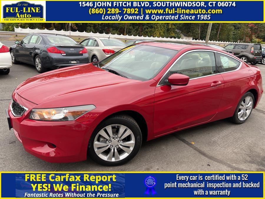 2010 Honda Accord Cpe 2dr I4 Auto EX-L, available for sale in South Windsor , Connecticut | Ful-line Auto LLC. South Windsor , Connecticut