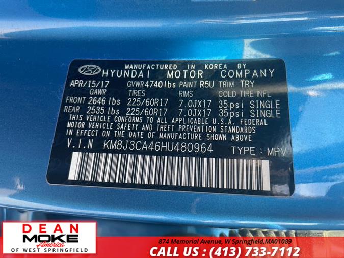 2017 Hyundai Tucson SE AWD, available for sale in W Springfield, Massachusetts | Dean Moke America of West Springfield. W Springfield, Massachusetts 2017 Hyundai Tucson SE AWD, available for sale in W Springfield, Massachusetts | Dean Moke America of West Springfield. W Springfield, Massachusetts