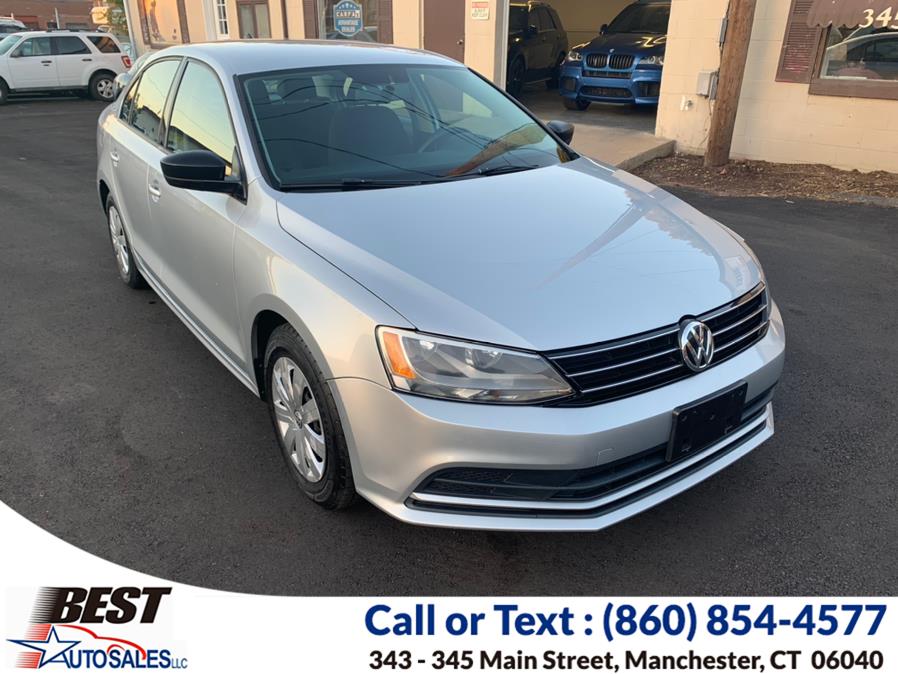2015 Volkswagen Jetta Sedan 4dr Auto 2.0L S, available for sale in Manchester, Connecticut | Best Auto Sales LLC. Manchester, Connecticut