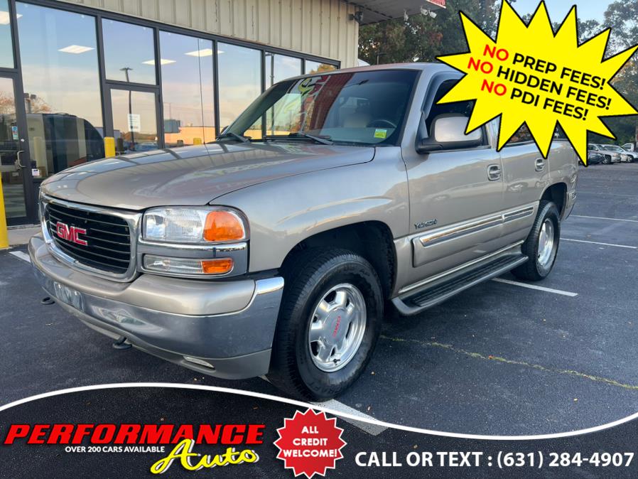 2001 GMC Yukon 4dr 4WD SLT, available for sale in Bohemia, New York | Performance Auto Inc. Bohemia, New York 2001 GMC Yukon 4dr 4WD SLT, available for sale in Bohemia, New York | Performance Auto Inc. Bohemia, New York