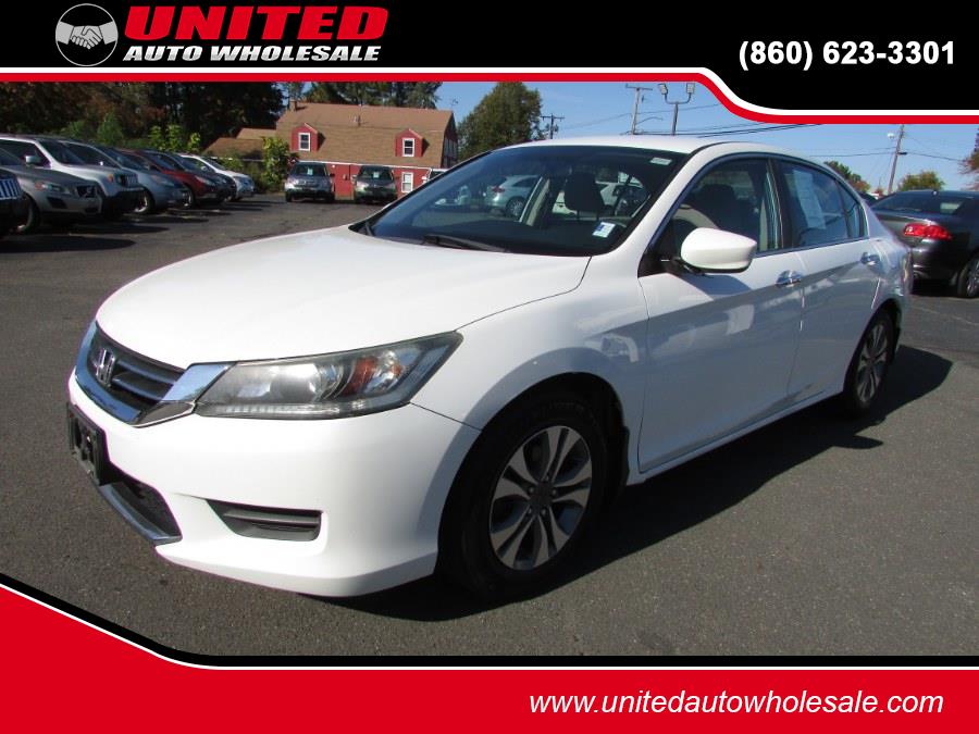 2014 Honda Accord Sedan 4dr I4 CVT LX, available for sale in East Windsor, Connecticut | United Auto Sales of E Windsor, Inc. East Windsor, Connecticut