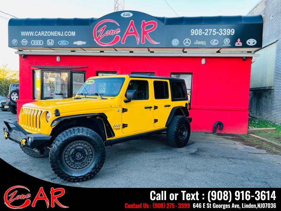 2018 Jeep Wrangler Unlimited Sport S 4x4, available for sale in Linden, New Jersey | Car Zone. Linden, New Jersey 2018 Jeep Wrangler Unlimited Sport S 4x4, available for sale in Linden, New Jersey | Car Zone. Linden, New Jersey