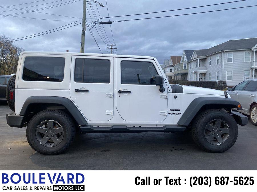 Used Jeep Wrangler Unlimited Sport S Sport Utility 4D 2016 | Boulevard Motors LLC. New Haven, Connecticut Used Jeep Wrangler Unlimited Sport S Sport Utility 4D 2016 | Boulevard Motors LLC. New Haven, Connecticut