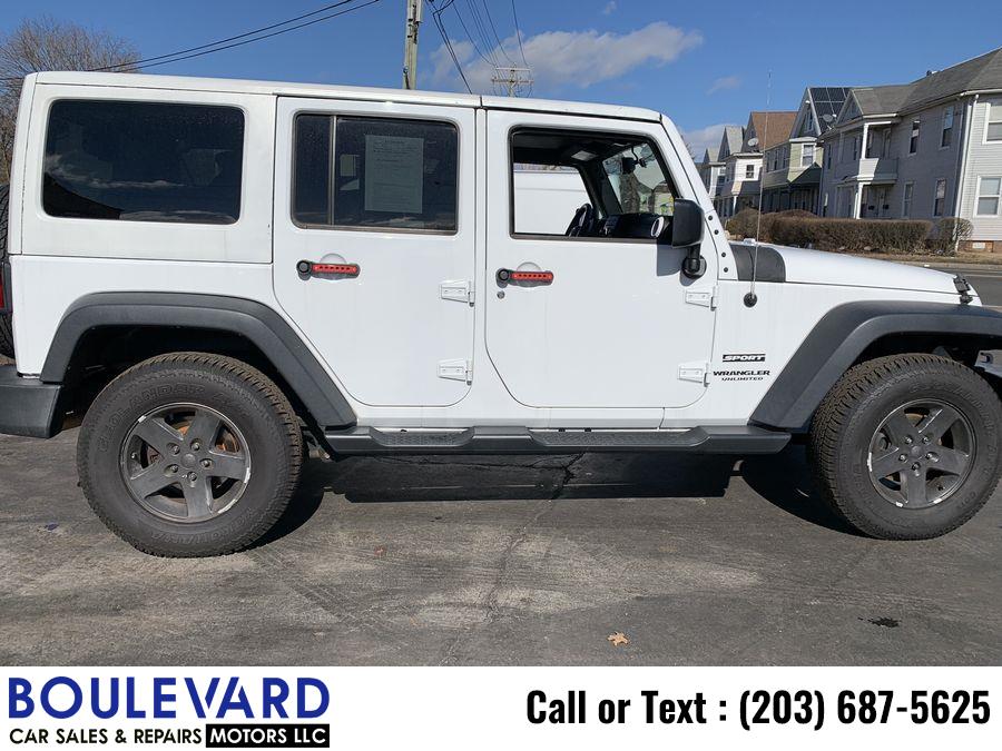 Used Jeep Wrangler Unlimited Sport S Sport Utility 4D 2016 | Boulevard Motors LLC. New Haven, Connecticut Used Jeep Wrangler Unlimited Sport S Sport Utility 4D 2016 | Boulevard Motors LLC. New Haven, Connecticut