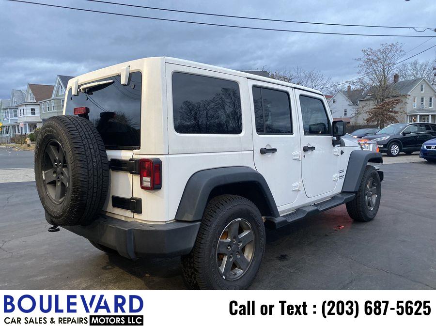 Used Jeep Wrangler Unlimited Sport S Sport Utility 4D 2016 | Boulevard Motors LLC. New Haven, Connecticut Used Jeep Wrangler Unlimited Sport S Sport Utility 4D 2016 | Boulevard Motors LLC. New Haven, Connecticut