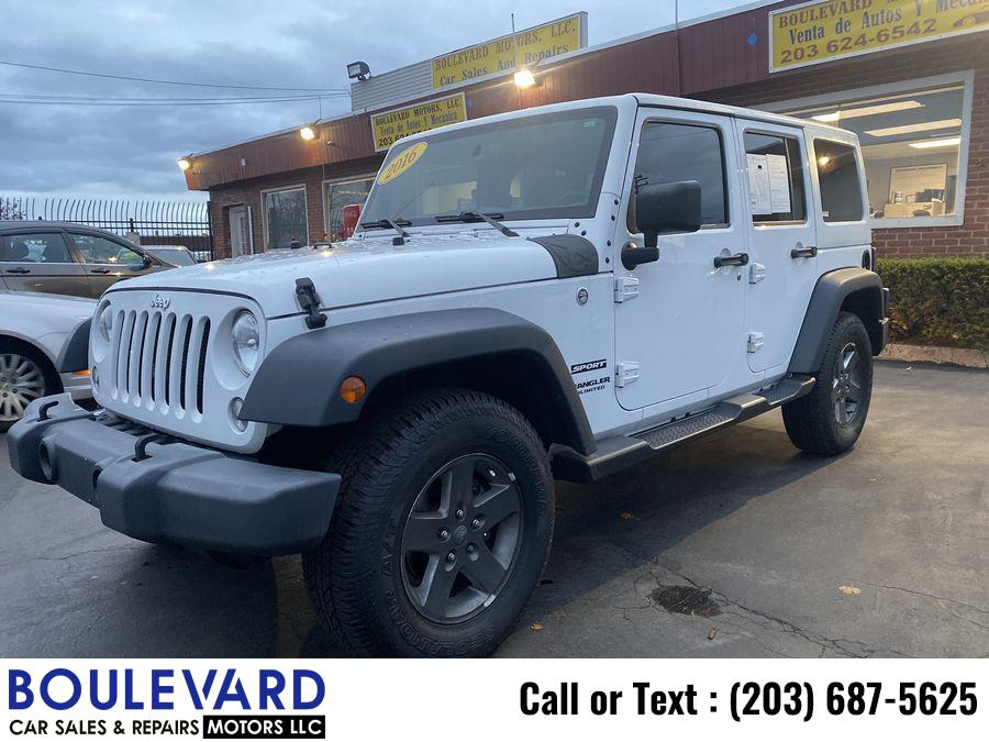 Used Jeep Wrangler Unlimited Sport S Sport Utility 4D 2016 | Boulevard Motors LLC. New Haven, Connecticut Used Jeep Wrangler Unlimited Sport S Sport Utility 4D 2016 | Boulevard Motors LLC. New Haven, Connecticut
