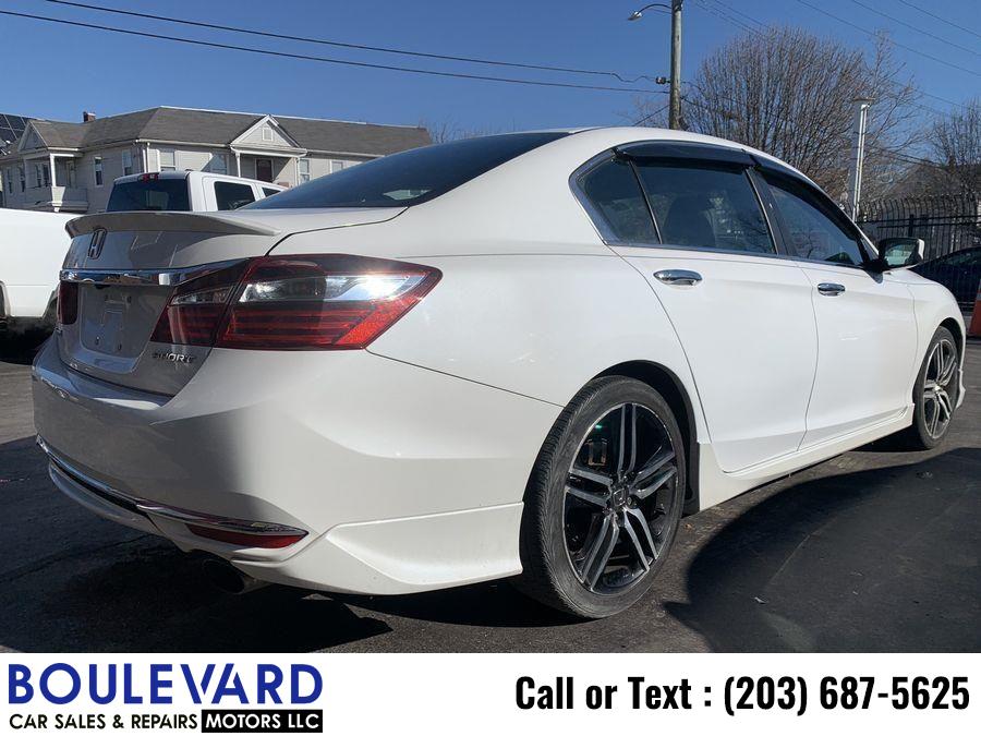 2016 Honda Accord Sport Sedan 4D, available for sale in New Haven, Connecticut | Boulevard Motors LLC. New Haven, Connecticut 2016 Honda Accord Sport Sedan 4D, available for sale in New Haven, Connecticut | Boulevard Motors LLC. New Haven, Connecticut