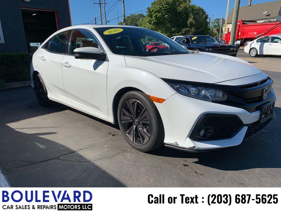 2017 Honda Civic EX-L w/Navigation Hatchback 4D, available for sale in New Haven, Connecticut | Boulevard Motors LLC. New Haven, Connecticut 2017 Honda Civic EX-L w/Navigation Hatchback 4D, available for sale in New Haven, Connecticut | Boulevard Motors LLC. New Haven, Connecticut