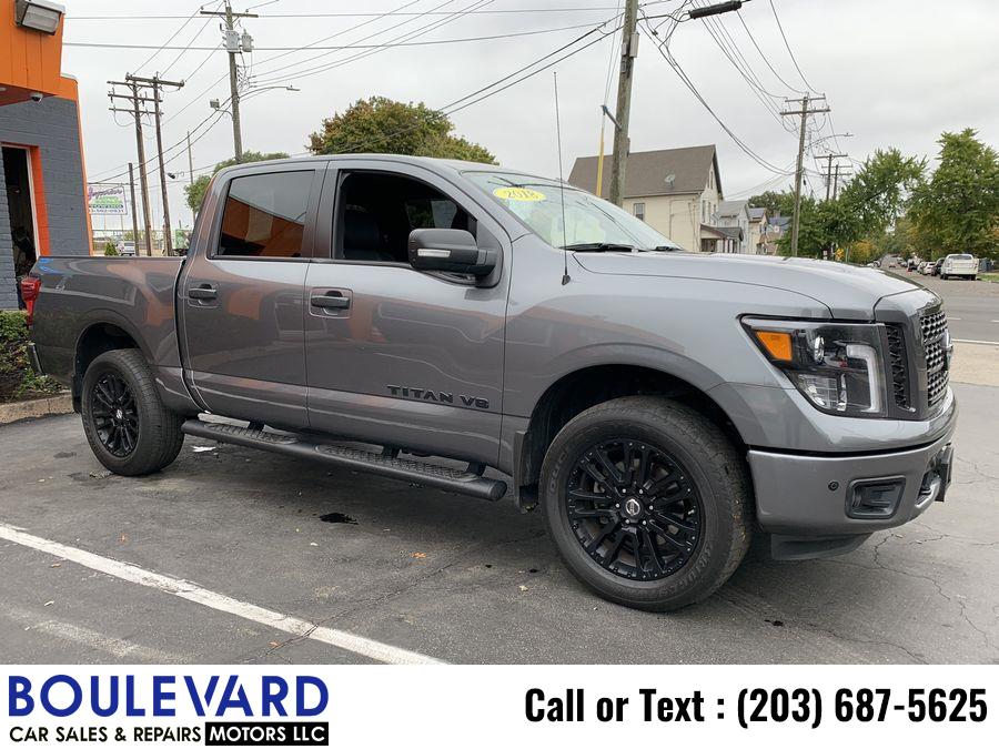 2018 Nissan Titan Crew Cab SL Pickup 4D 5 1/2 ft, available for sale in New Haven, Connecticut | Boulevard Motors LLC. New Haven, Connecticut 2018 Nissan Titan Crew Cab SL Pickup 4D 5 1/2 ft, available for sale in New Haven, Connecticut | Boulevard Motors LLC. New Haven, Connecticut