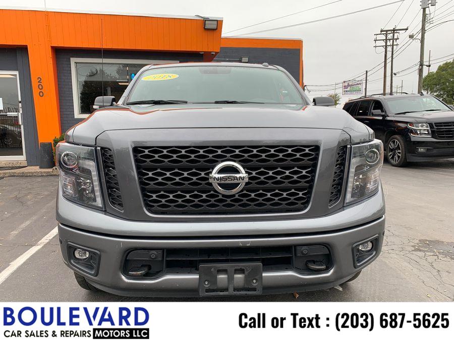 2018 Nissan Titan Crew Cab SL Pickup 4D 5 1/2 ft, available for sale in New Haven, Connecticut | Boulevard Motors LLC. New Haven, Connecticut 2018 Nissan Titan Crew Cab SL Pickup 4D 5 1/2 ft, available for sale in New Haven, Connecticut | Boulevard Motors LLC. New Haven, Connecticut